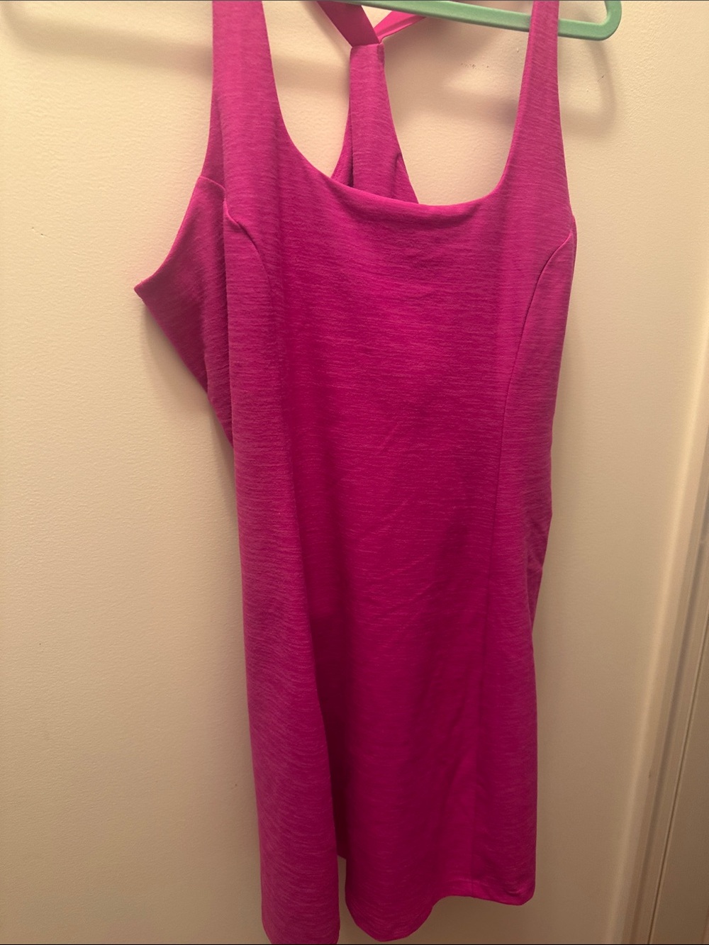 Victoria Secret Fuchsia Sleeveless Crossback Romper XL NWT